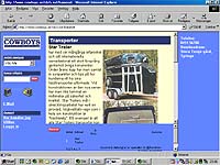 Cowboys - Internetshop som s&auml;ljer ridsporttillbeh&ouml;r. K&ouml;ptes 2000 av Ridvaruhuset, &ouml;verflyttning av produkter till webshopen fr&aring;n Ridvaruhuset - 2000